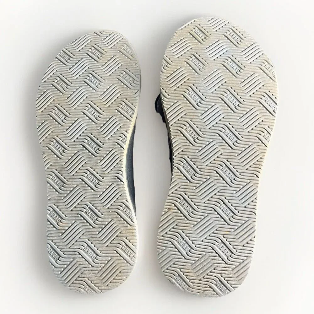 Reef‎ Men's 8 Phantom II Sandals Black White